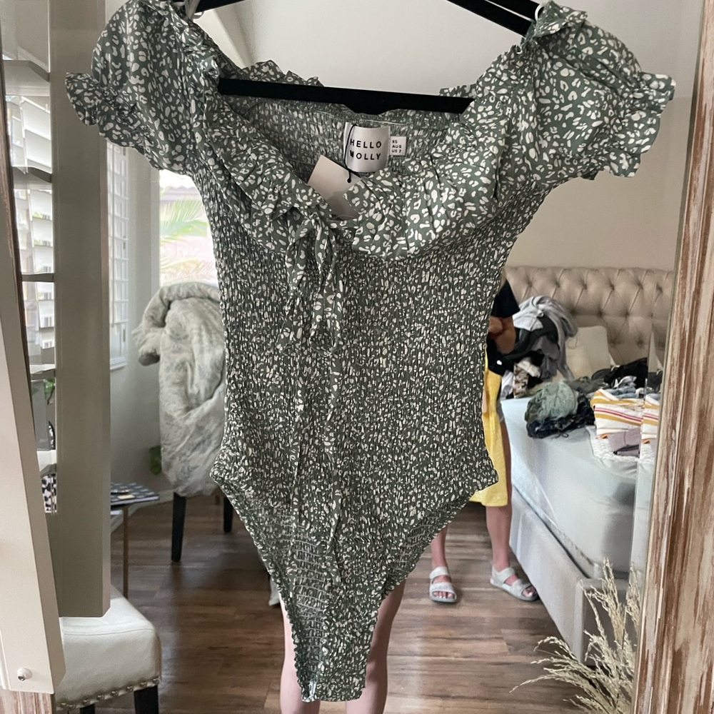 New With Tags Hello Molly Body Suit